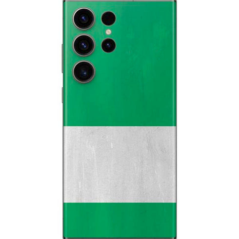 Nigeria Flag Distressed Galaxy Skins